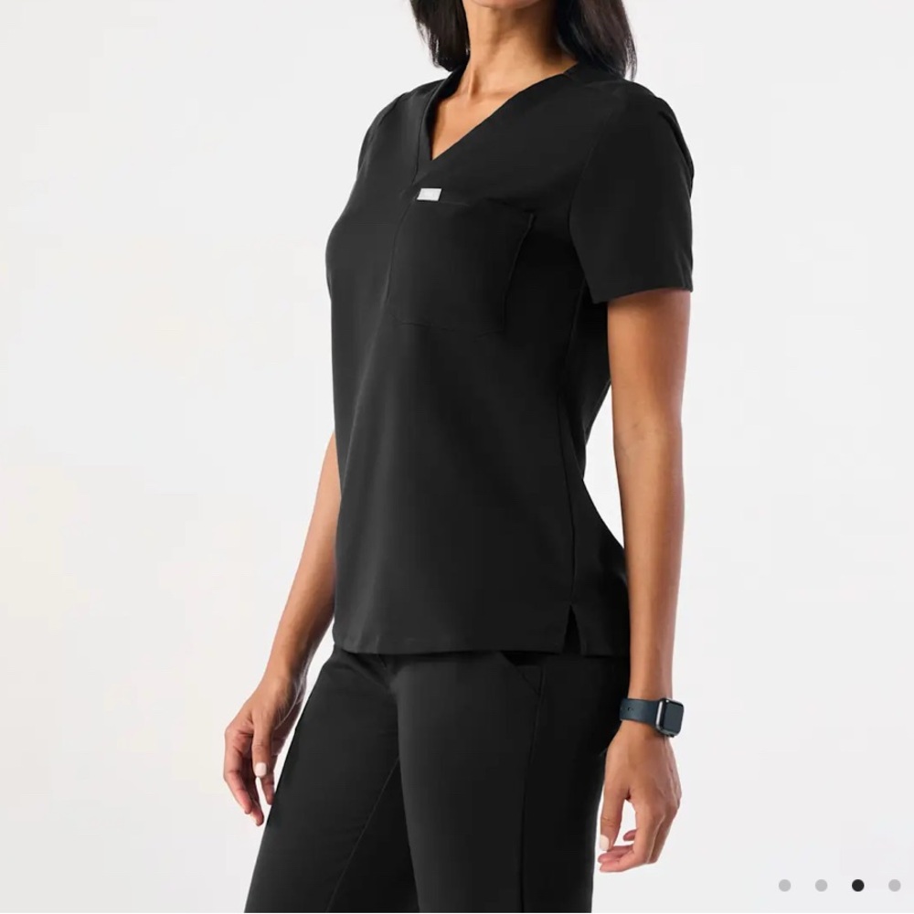 Black Figs Scrub Top